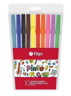 (153218) MARCADOR FILGO ESCOLAR X 10 PINTO - ESCRITURA - MARCADORES