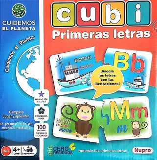 (5061403) CUBI PRIMERAS LETRAS  1403 - JUGUETERIA JUEGOS - NUPRO