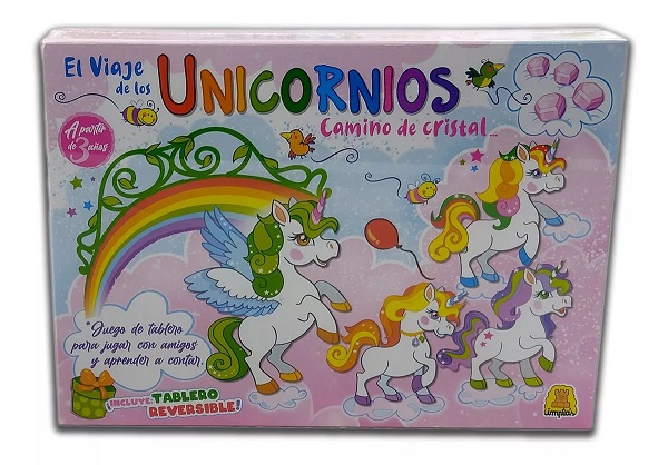 (521217) UNICORNIO CAMINO CRISTAL  *217* - JUGUETERIA JUEGOS - IMPLAS