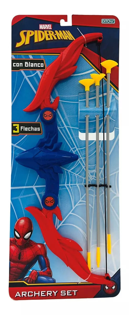 (5332578) SPIDERMAN ARCHERY SET DITOYS 2578 - JUGUETERIA IMPORTADO - DITOYS